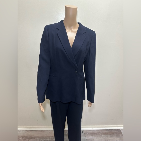 Armani Collezioni Jackets & Blazers - Armani Collezioni Women's Navy Blazer and Pants